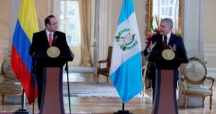 Colombia y Guatemala acuerdan trabajar en lucha contra drogas y fortalecer economías