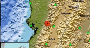 Sismo de magnitud 5.2 en Cali, se sintió también en Perú