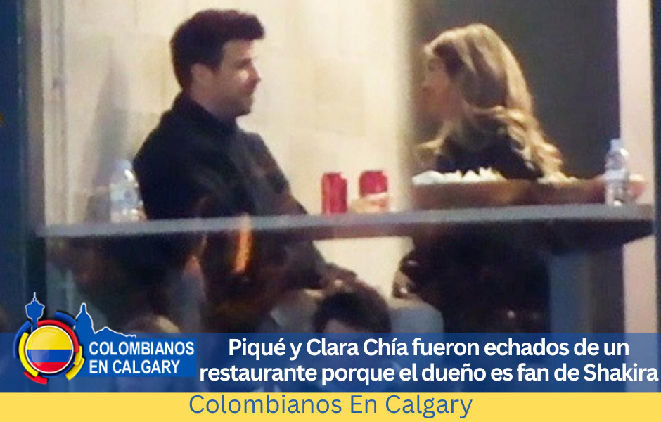 Piqué y Clara Chía fueron echados de un restaurante porque el dueño es fan de Shakira