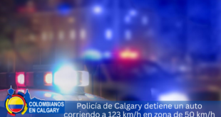 Policía-de-Calgary-detiene-un-auto-corriendo-a-123-kmh-en-una-zona-de-50-kmh