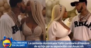 La cantante dominicana Yailin cambiaría el nombre de su hija por su separación con Anuel AA