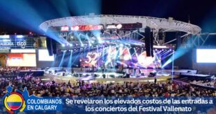 Se revelaron los elevados costos de las entradas a los conciertos del Festival Vallenato 