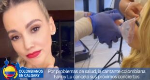 Por problemas de salud, la cantante colombiana Fanny Lu cancelo sus próximos conciertos