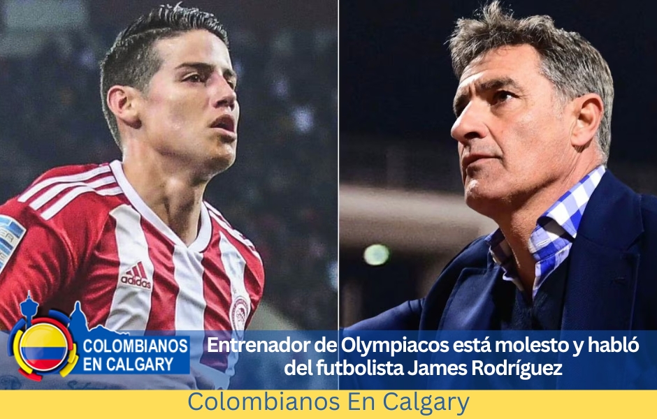 Entrenador de Olympiacos está molesto y habló del futbolista James Rodríguez