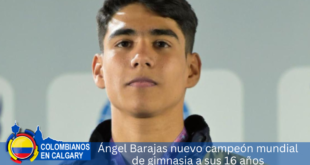 Ángel Barajas nuevo campeón mundial de gimnasia a sus 16 años