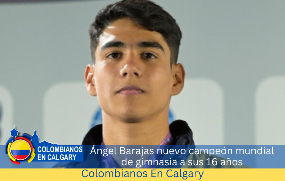 Ángel Barajas nuevo campeón mundial de gimnasia a sus 16 años