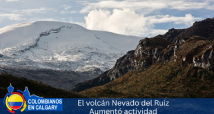 El volcán Nevado del Ruiz Aumentó actividad